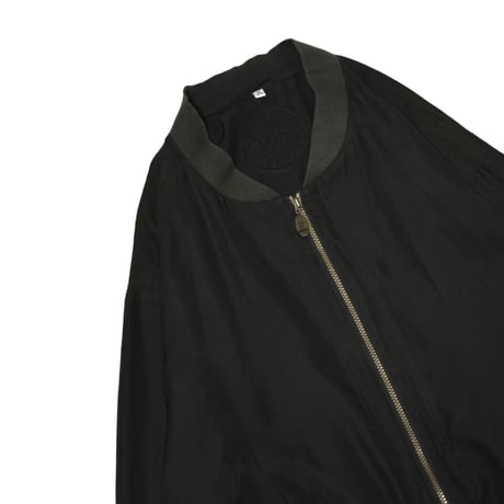 Vintage Silk Bomber Jacket