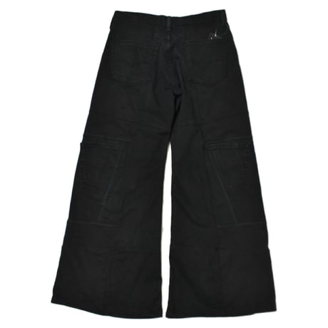 "Remake by VERS" Switching Flare Denim Pants