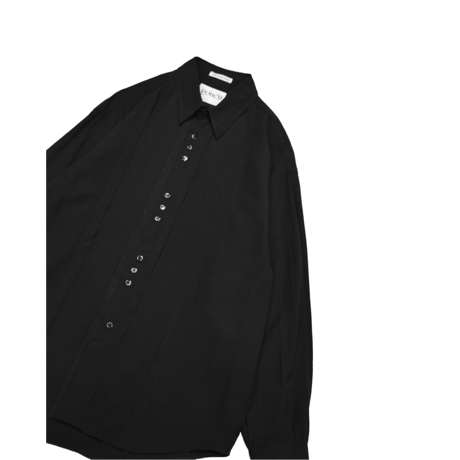 Asymmetric Button Fly Shirt