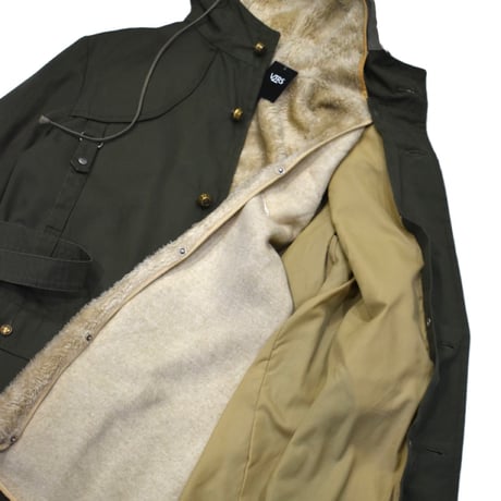 German Vintage Boa Lined Work Parka