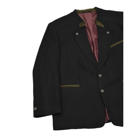EURO Vintage Black Tyrolean Jacket