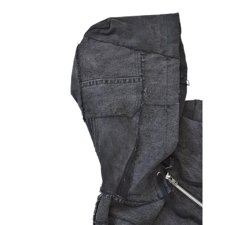 “Remake by VERS” Utility Denim Hoodie Jacket