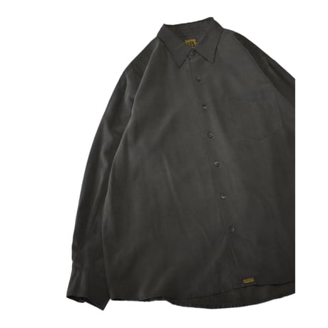 Rayon Blend Micro Check L/S Shirt