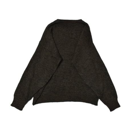 Geometric Border Jacquard Wool Knit