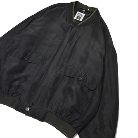 Vintage Silk Bomber Jacket
