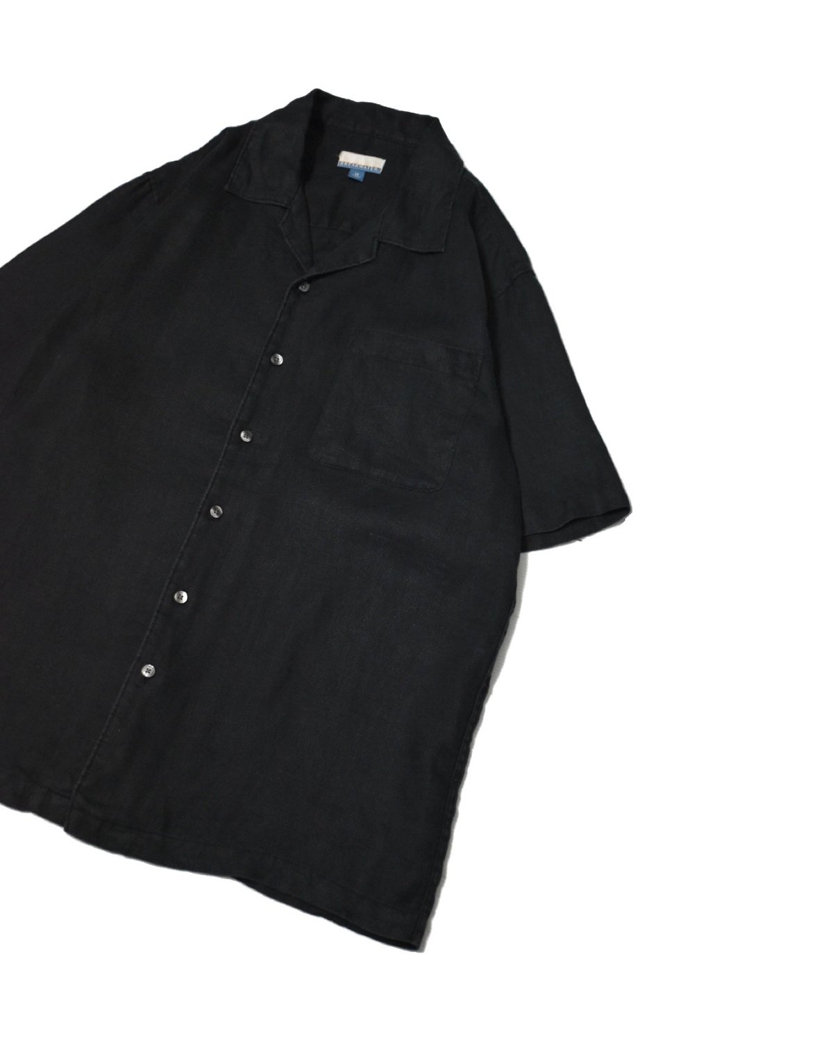 Open Collar Linen S/S Shirt | 水戸 古着屋 VERS｜リメイク＆