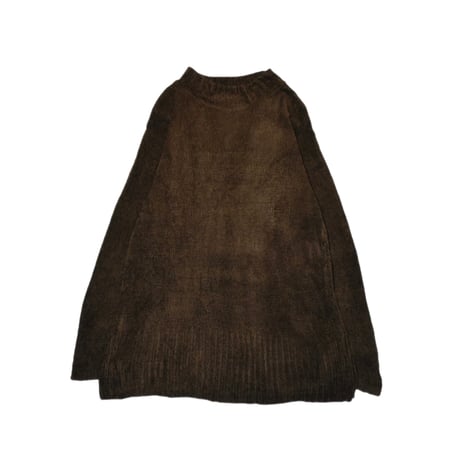 Mock Neck Pile Knit Sweater