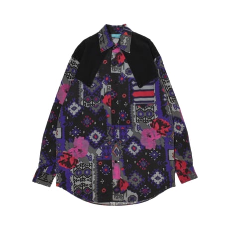 Vintage Patterned Western L/S Shirt