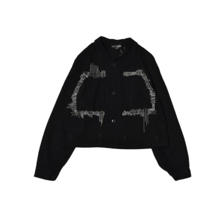 “Remake by VERS” Irregular Embroidery French Work Jacket