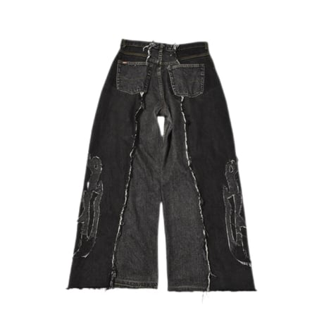 “Remake by VERS” Twincut Western Flare Denim Pants