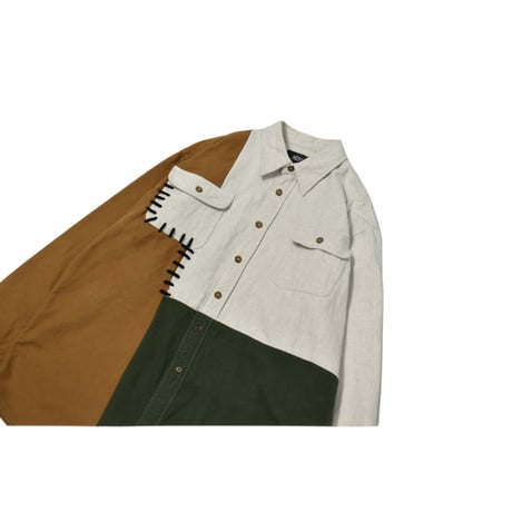 "Remake by VERS" Docking Chamois Cloth L/S Shirt