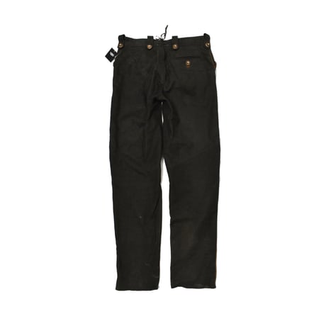 EURO Vintage Embroidery Tyrolean Real Suede Leather Pants