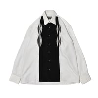 Monotone Embroidery Design L/S Shirt