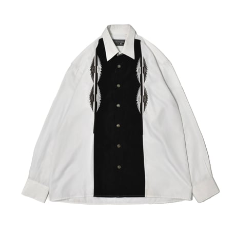 Monotone Embroidery Design L/S Shirt
