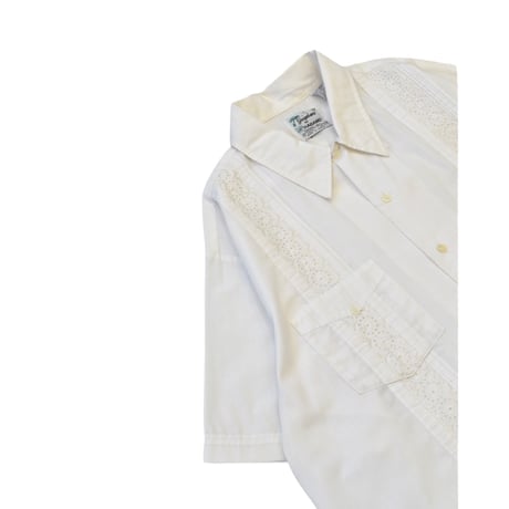 Vintage Embroidery Guayabera S/S Shirt