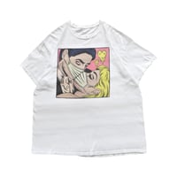 Pop Art Masked Lover Graphic T-Shirt