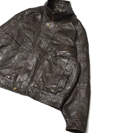 Vintage Short Length Real Leather Jacket