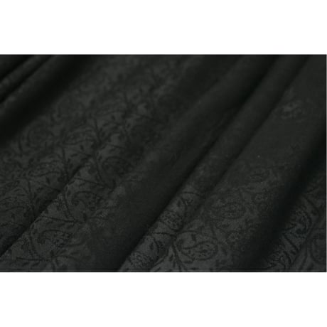 Vintage Black Accordion Pleat Skirt