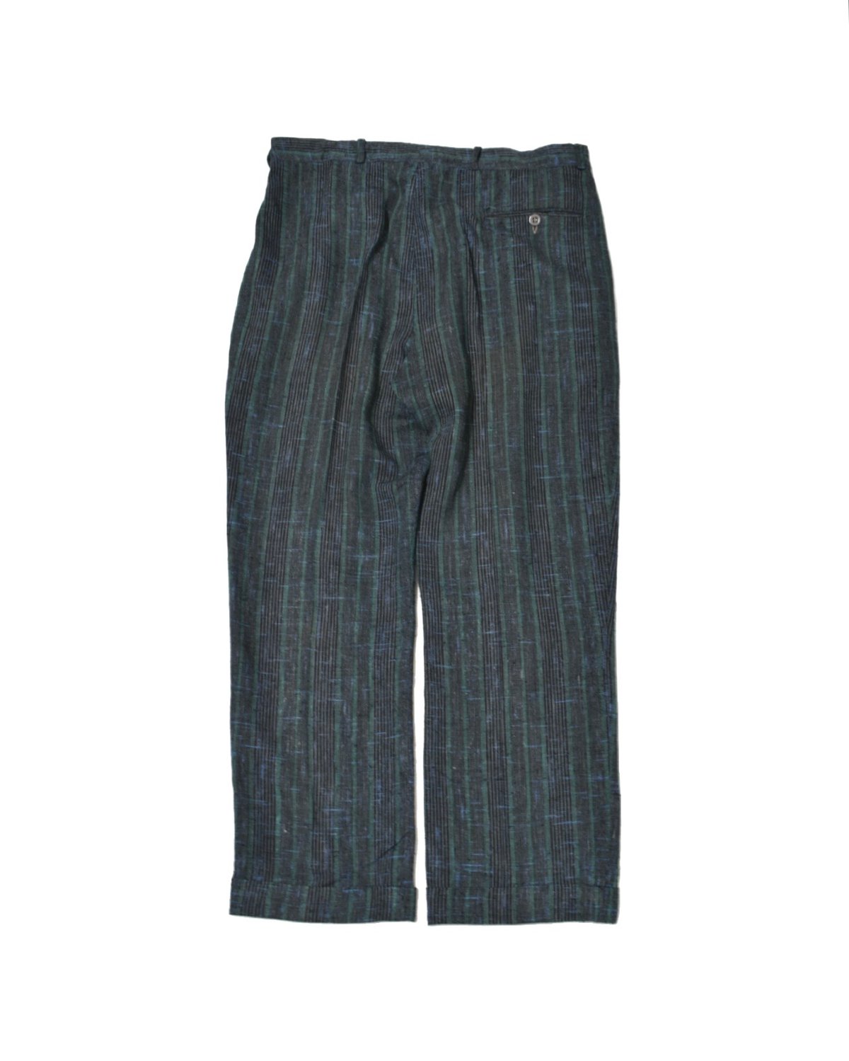 パンツ euro kenvy Stripe Double Slacks EURO Vintage Double Tuck Stripe Slacks | 水戸 古着屋