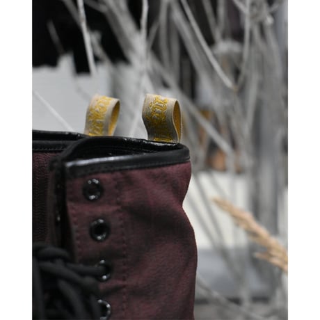 Dr.Martens Oxblood Canvas 8hole Boots