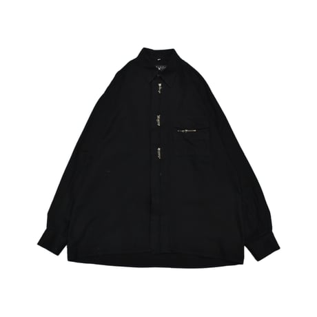Zip Ornament Fly Front L/S Shirt