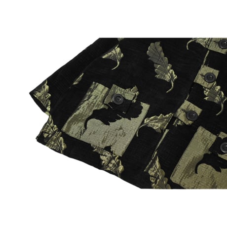 Leaf Embroidery Gobelin Jacket
