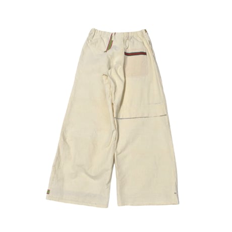 "Remake by VERS" French Antique Linen Wide Flare Pants
