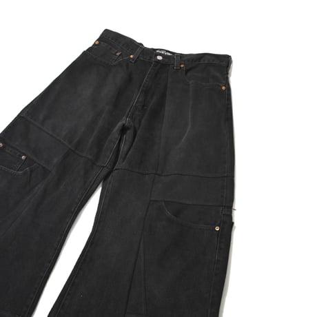 "Remake by VERS" Switching Flare Denim Pants