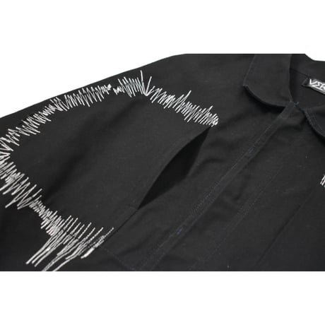 "Remake by VERS" Irregular Embroidery French Work Jacket