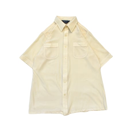 90s Ivory Double Pocket S/S Shirt