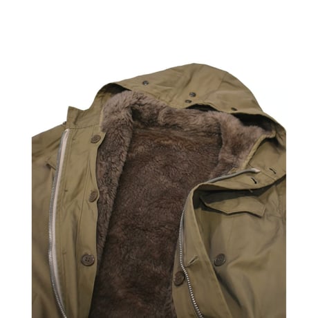 German Vintage Boa Lined Work Parka