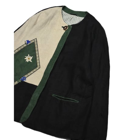 EURO Vintage Linen Tyrolean Jacket