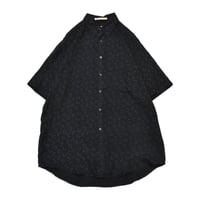 Black Patterned S/S Shirt