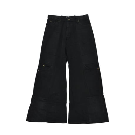 "Remake by VERS" Switching Flare Denim Pants