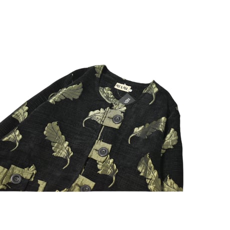 Leaf Embroidery Gobelin Jacket