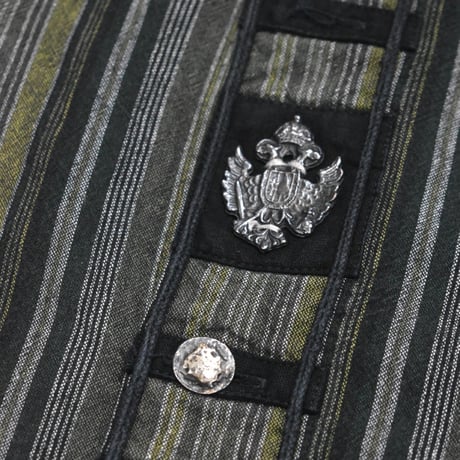 EURO Stripe Metal Detail Tyrolean L/S Shirt