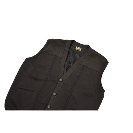Cable Knit Design Wool Vest