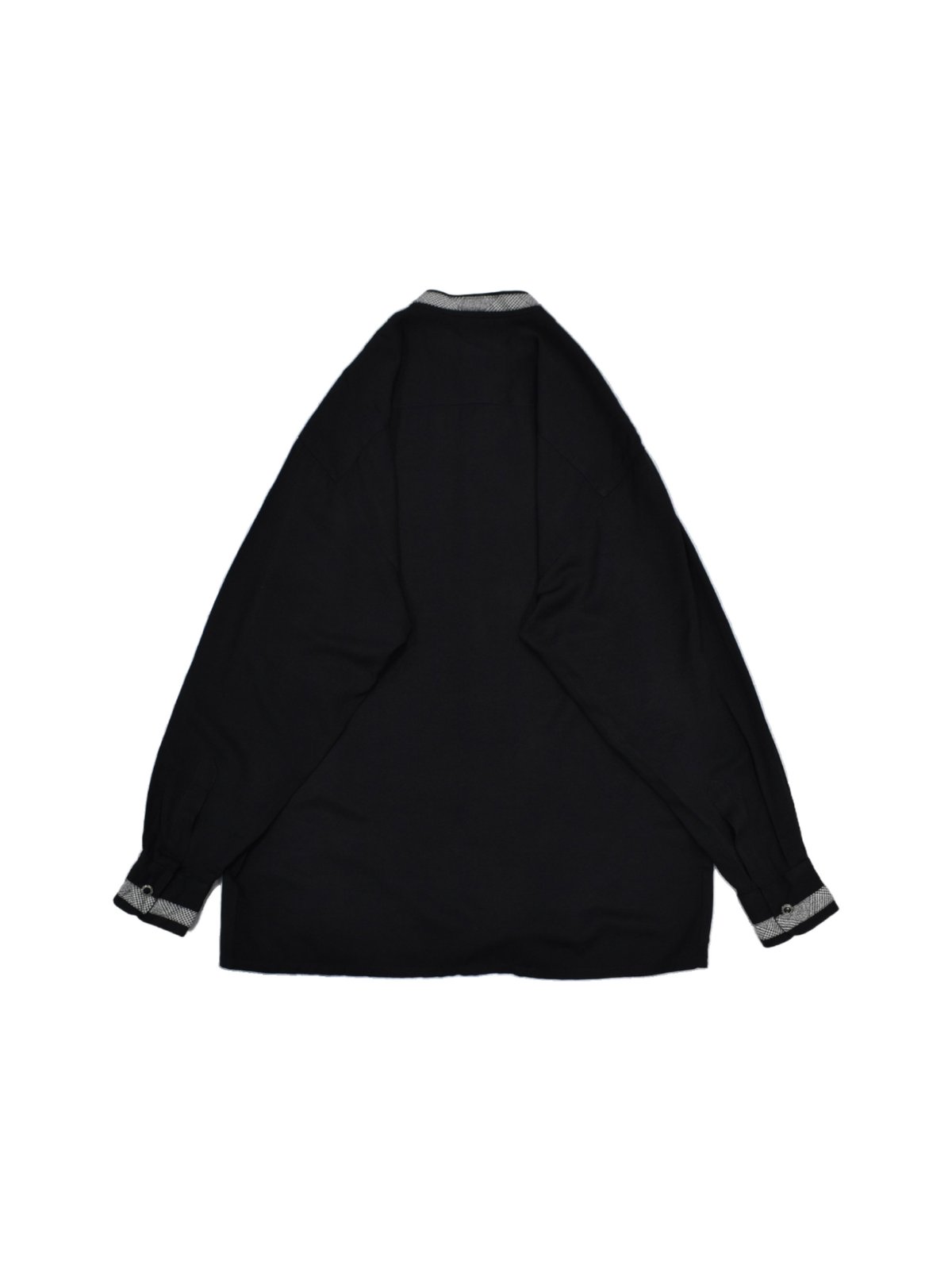 古着屋モルフォンページ Monotone Fly Front L/S Shirt | 水戸 古着屋 VERS｜リメイク