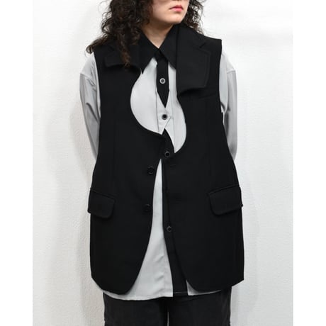“Remake by VERS” Deformed Tailored Vest