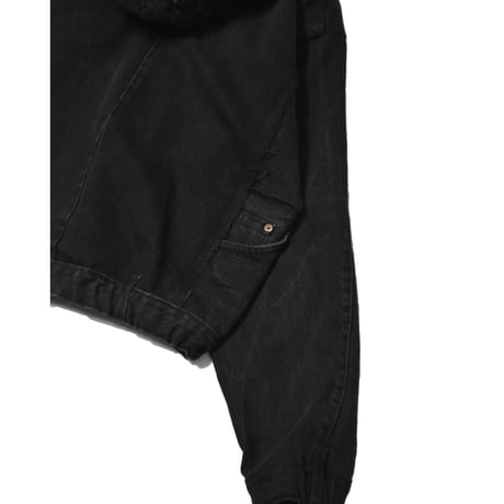 "Remake by VERS" Utility Denim Hoodie Jacket
