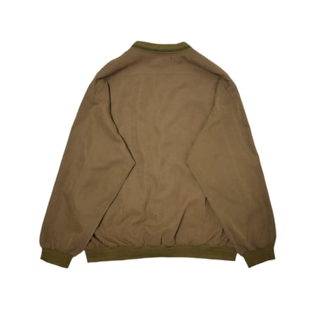 Leather Switching Knit Cardigan Jacket