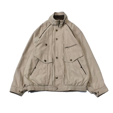 Faded Olive Utility Stand-Collar Jacket
