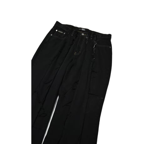 "Remake by VERS" Fringe Damege Flare Denim Pants
