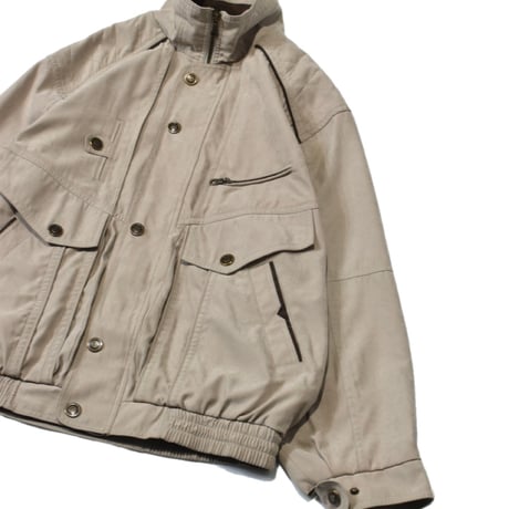 Faded Olive Utility Stand-Collar Jacket