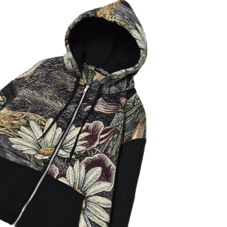 "Remake by VERS" Vintage Rug Hoodie Jacket