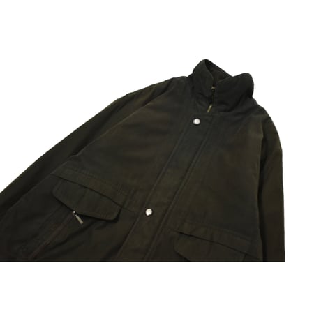 Faux Suede Fly Front Jacket