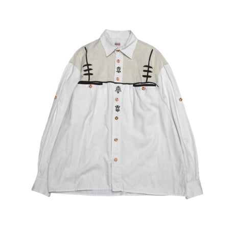 EURO Vintage Embroidery Tyrolean L/S Shirt
