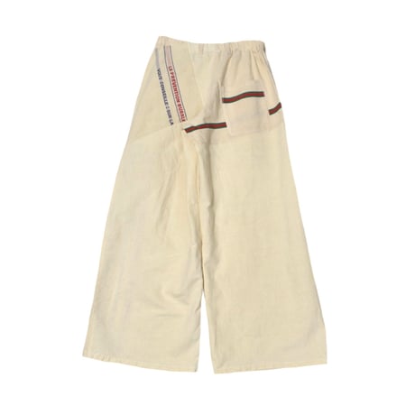 "Remake by VERS" French Antique Linen Wide Flare Pants