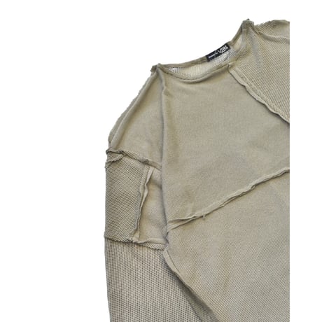 "Remake by VERS" Rebuild Mesh Layered Long Sleeve
