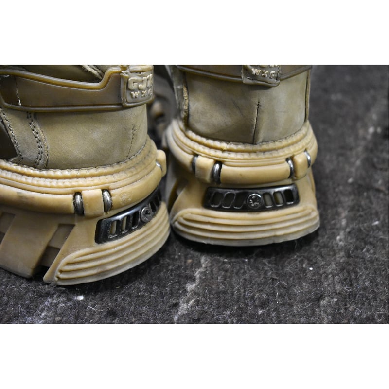 Y2K Gordon Jack Platform Leather Shoes | 水戸 古着屋